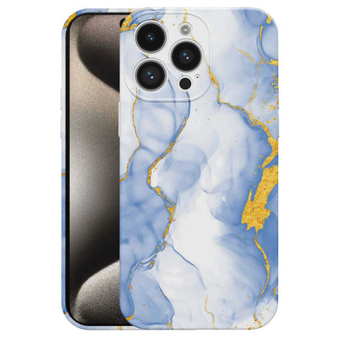 iPhone 15 Pro Max Marmer Telefoonhoesje Flexibel Softcase