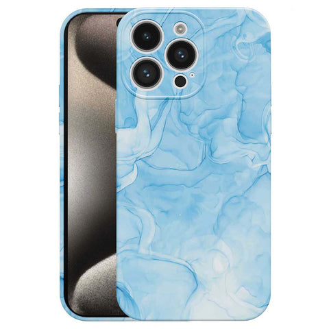 iPhone 15 Pro Max Marmer Telefoonhoesje Flexibel Softcase