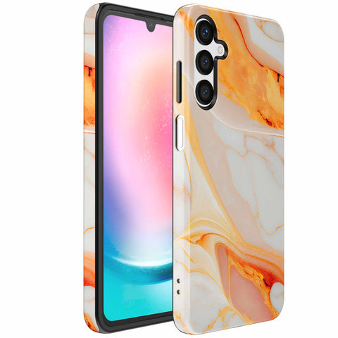 Samsung Galaxy A24 Marmer Telefoonhoesje Though Case
