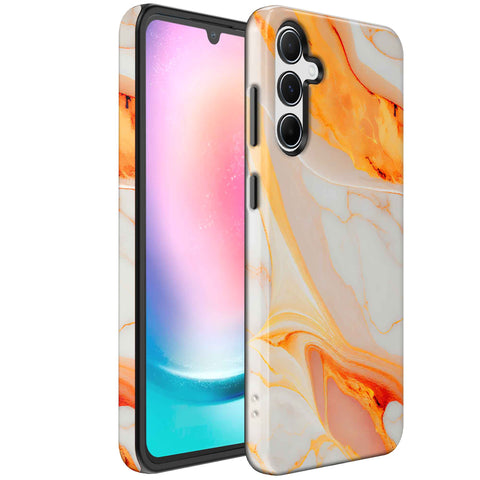 Samsung Galaxy A34 Marmer Telefoonhoesje Though Case