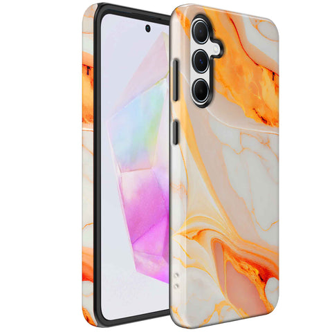 Samsung Galaxy A35 Marmer Telefoonhoesje Though Case