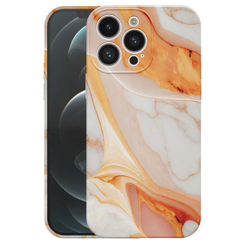 iPhone 12 Pro Max Marmer Telefoonhoesje Flexibel Softcase