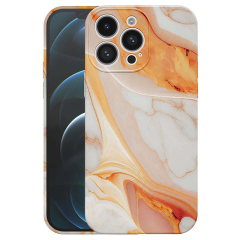 iPhone 12 Pro Marmer Telefoonhoesje Flexibel Softcase