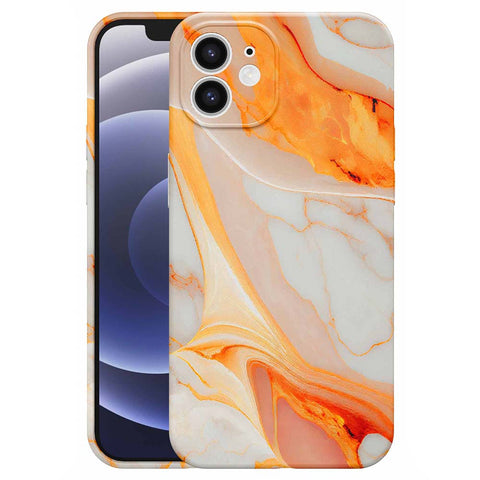 iPhone 12 Marmer Telefoonhoesje Flexibel Softcase