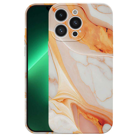 iPhone 13 Pro Max Marmer Telefoonhoesje Flexibel Softcase