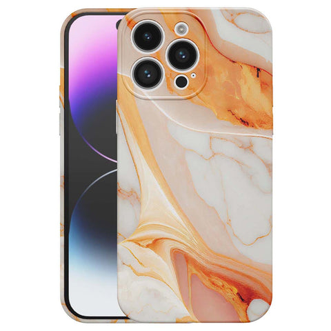 iPhone 14 Pro Max Marmer Telefoonhoesje Flexibel Softcase