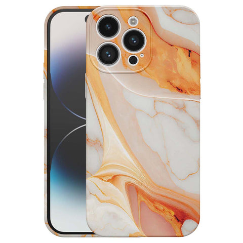 iPhone 14 Pro Marmer Telefoonhoesje Flexibel Softcase