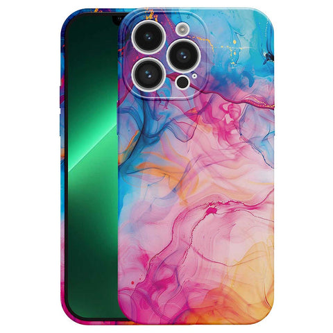 iPhone 13 Pro Max Marmer Telefoonhoesje Flexibel Softcase