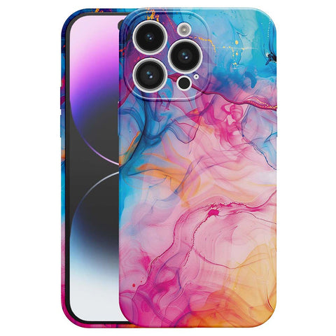 iPhone 14 Pro Max Marmer Telefoonhoesje Flexibel Softcase