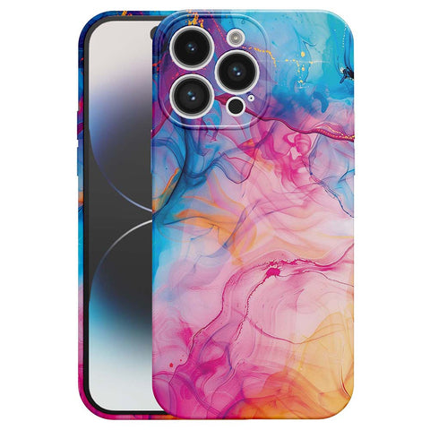 iPhone 14 Pro Marmer Telefoonhoesje Flexibel Softcase