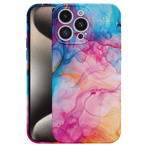 iPhone 15 Pro Max Marmer Telefoonhoesje Flexibel Softcase