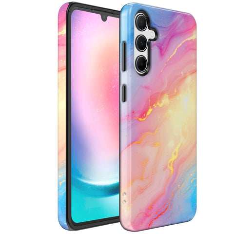Samsung Galaxy A34 Marmer Telefoonhoesje Though Case