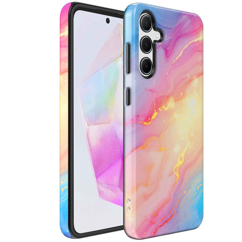 Samsung Galaxy A35 Marmer Telefoonhoesje Though Case