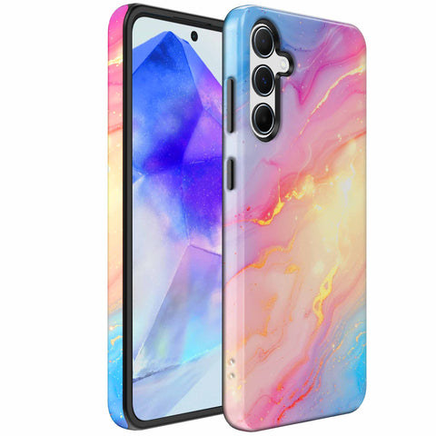 Samsung Galaxy A55 Marmer Telefoonhoesje Though Case