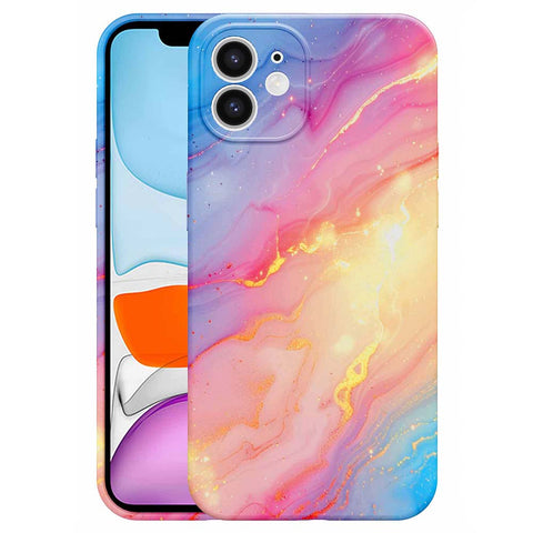iPhone 11 Marmer Telefoonhoesje Flexibel Softcase