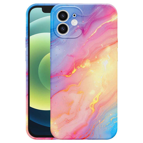 iPhone 12 Mini Marmer Telefoonhoesje Flexibel Softcase