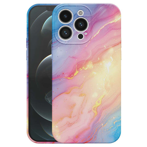 iPhone 12 Pro Max Marmer Telefoonhoesje Flexibel Softcase