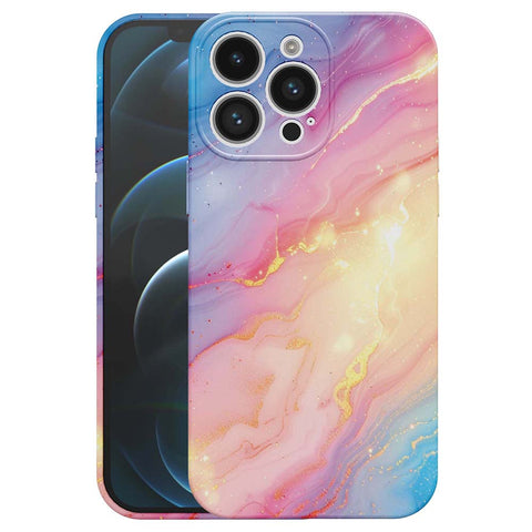 iPhone 12 Pro Marmer Telefoonhoesje Flexibel Softcase