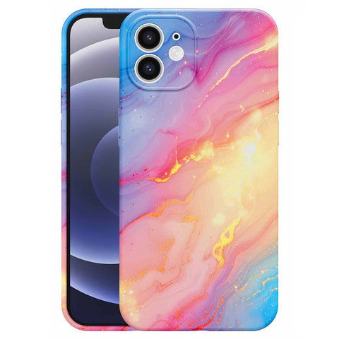 iPhone 12 Marmer Telefoonhoesje Flexibel Softcase