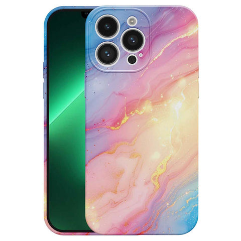 iPhone 13 Pro Max Marmer Telefoonhoesje Flexibel Softcase