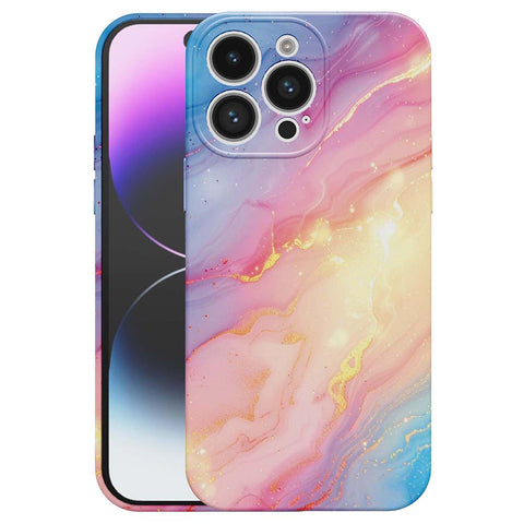 iPhone 14 Pro Max Marmer Telefoonhoesje Flexibel Softcase