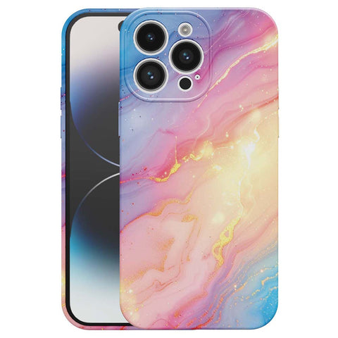 iPhone 14 Pro Marmer Telefoonhoesje Flexibel Softcase