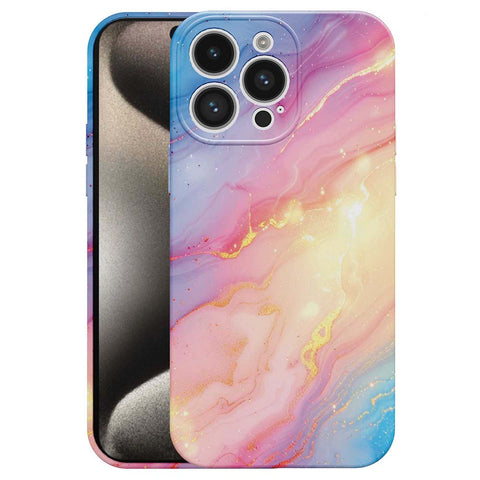 iPhone 15 Pro Max Marmer Telefoonhoesje Flexibel Softcase