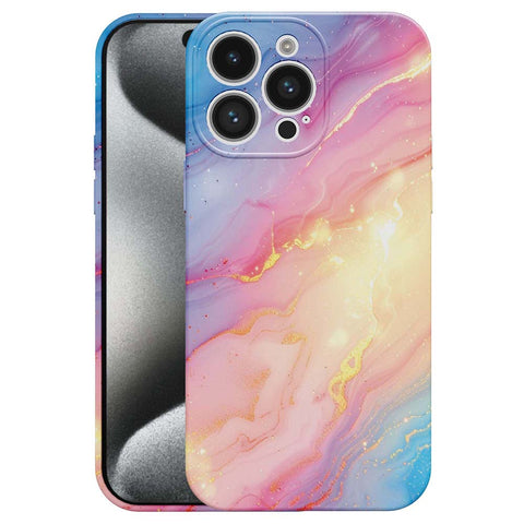 iPhone 15 Pro Marmer Telefoonhoesje Flexibel Softcase