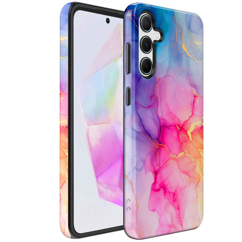Samsung Galaxy A35 Marmer Telefoonhoesje Though Case
