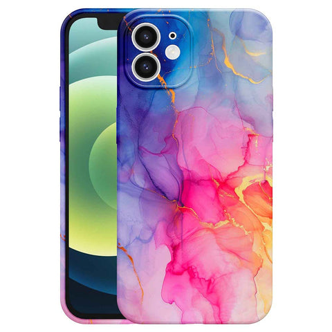 iPhone 12 Mini Marmer Telefoonhoesje Flexibel Softcase