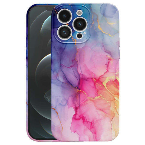 iPhone 12 Pro Max Marmer Telefoonhoesje Flexibel Softcase