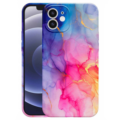 iPhone 12 Marmer Telefoonhoesje Flexibel Softcase