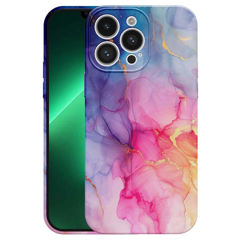 iPhone 13 Pro Max Marmer Telefoonhoesje Flexibel Softcase