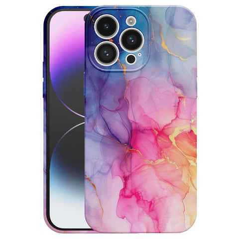 iPhone 14 Pro Max Marmer Telefoonhoesje Flexibel Softcase