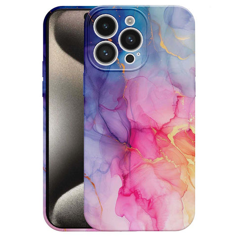 iPhone 15 Pro Max Marmer Telefoonhoesje Flexibel Softcase