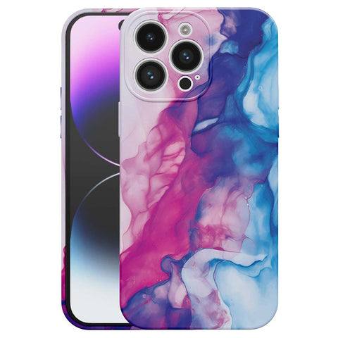 iPhone 14 Pro Max Marmer Telefoonhoesje Flexibel Softcase