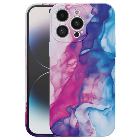 iPhone 14 Pro Marmer Telefoonhoesje Flexibel Softcase