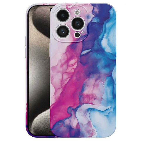 iPhone 15 Pro Max Marmer Telefoonhoesje Flexibel Softcase