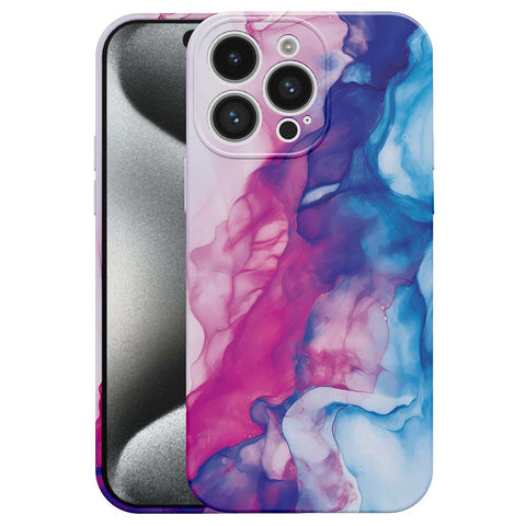 iPhone 15 Pro Marmer Telefoonhoesje Flexibel Softcase