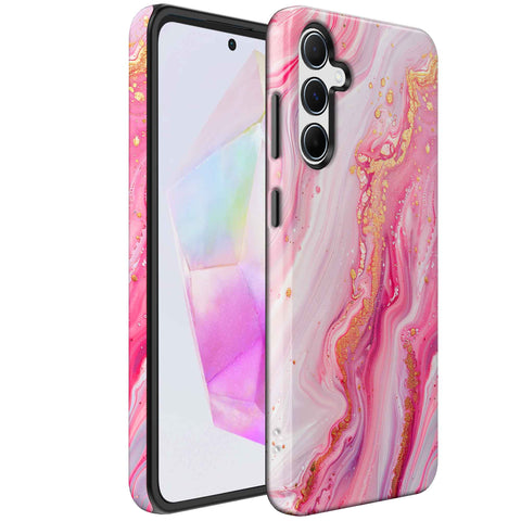 Samsung Galaxy A35 Marmer Telefoonhoesje Though Case