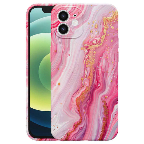 iPhone 12 Mini Marmer Telefoonhoesje Flexibel Softcase