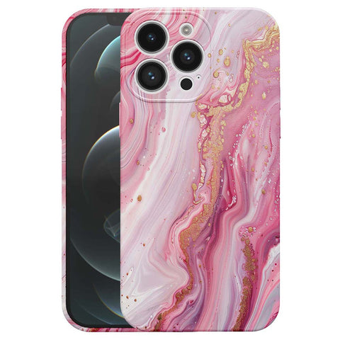 iPhone 12 Pro Max Marmer Telefoonhoesje Flexibel Softcase