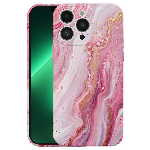 iPhone 13 Pro Max Marmer Telefoonhoesje Flexibel Softcase