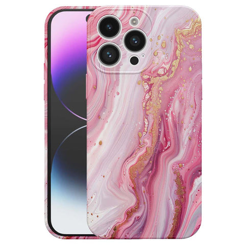 iPhone 14 Pro Max Marmer Telefoonhoesje Flexibel Softcase