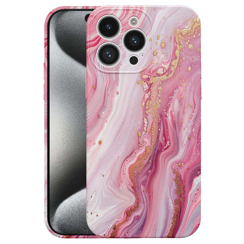 iPhone 15 Pro Marmer Telefoonhoesje Flexibel Softcase