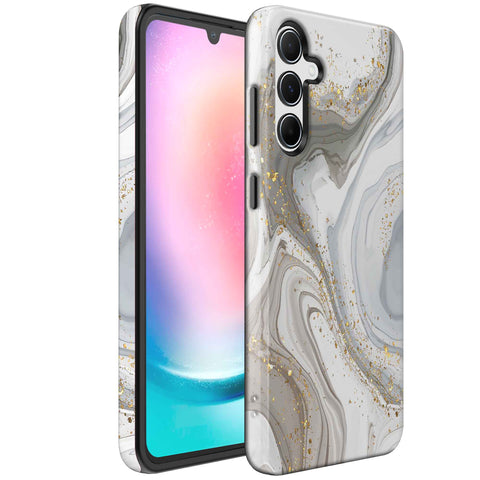 Samsung Galaxy A34 Marmer Telefoonhoesje Though Case