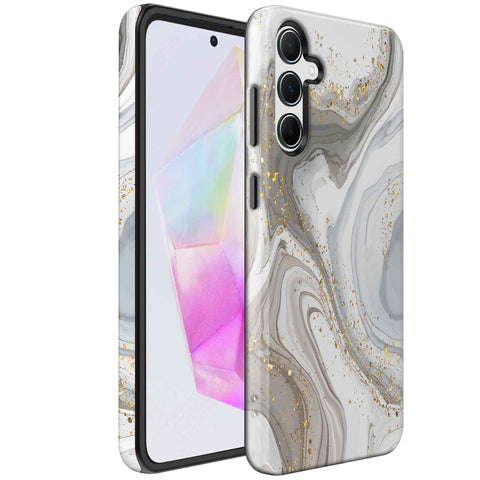 Samsung Galaxy A35 Marmer Telefoonhoesje Though Case