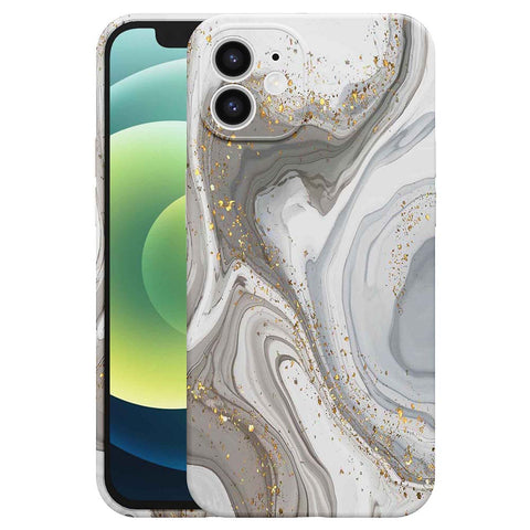 iPhone 12 Mini Marmer Telefoonhoesje Flexibel Softcase