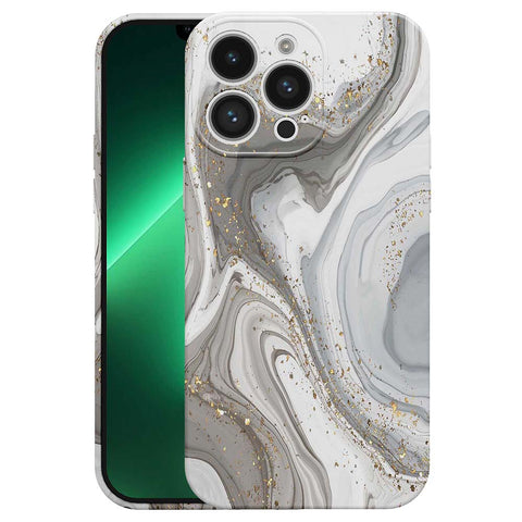 iPhone 13 Pro Max Marmer Telefoonhoesje Flexibel Softcase