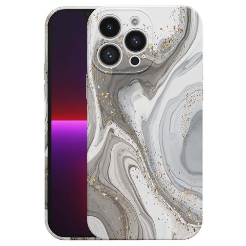 iPhone 13 Pro Marmer Telefoonhoesje Flexibel Softcase